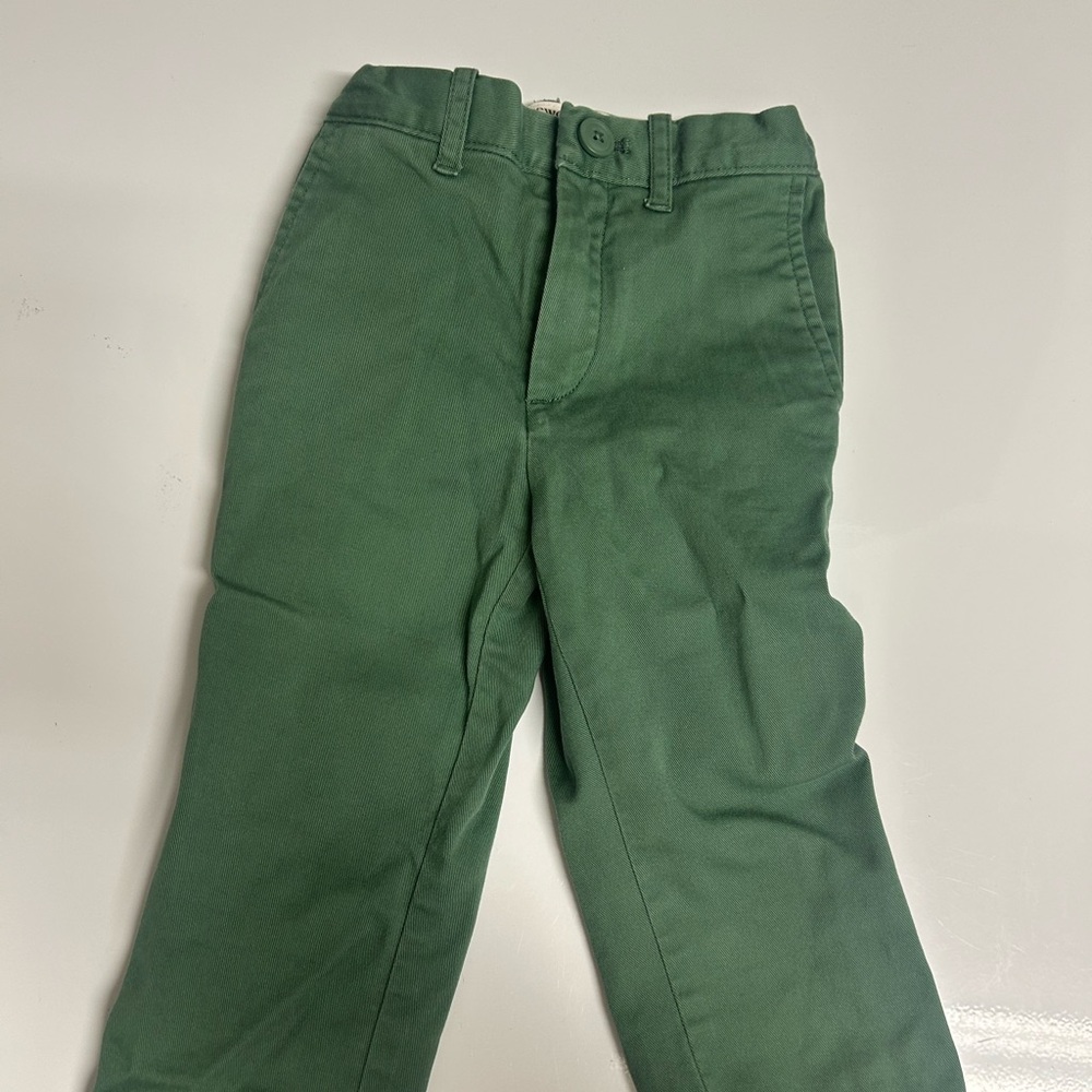 JCrew boys Green Chino Pants